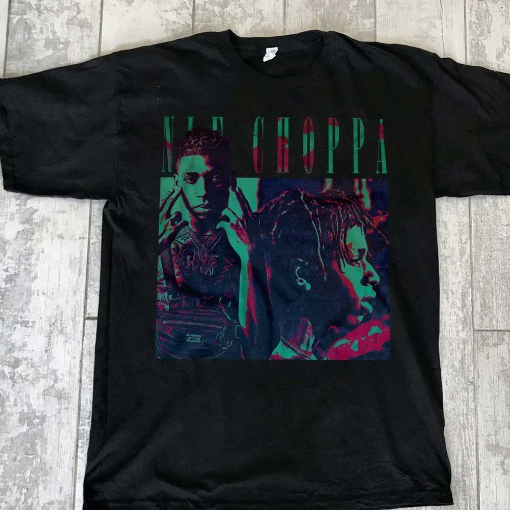 Nle Choppa - Unisex Black T-Shirt, Hip Hop Graphics Shirt